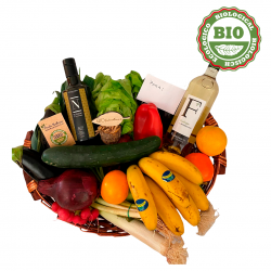FRUIT AND VEGETABLE BASKET With Organic Oli...